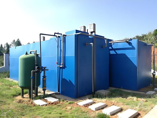 Καλή τιμή 200m3 Ημερησίως Αποχετευτική εγκατάσταση Τεχνολογία AAO MBR σε απευθείας σύνδεση