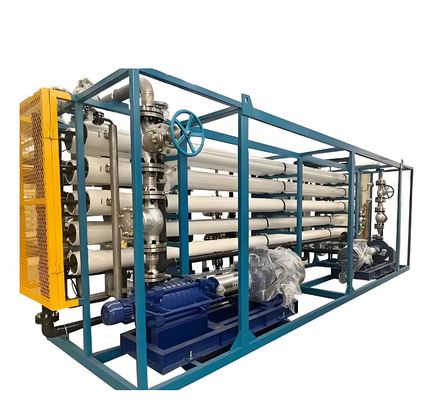 ποιότητας Siemens S7 PLC Ηλεκτρικό σύστημα ελέγχου θαλάσσιου νερού RO με USA Filmtec Ro μεμβράνη εργοστάσιο