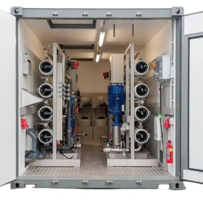 Καλή τιμή 500m3 Per Day Container Type Reverse Osmosis System with 25000L/Hour Capacity and 40kw Power for Water Treatment σε απευθείας σύνδεση